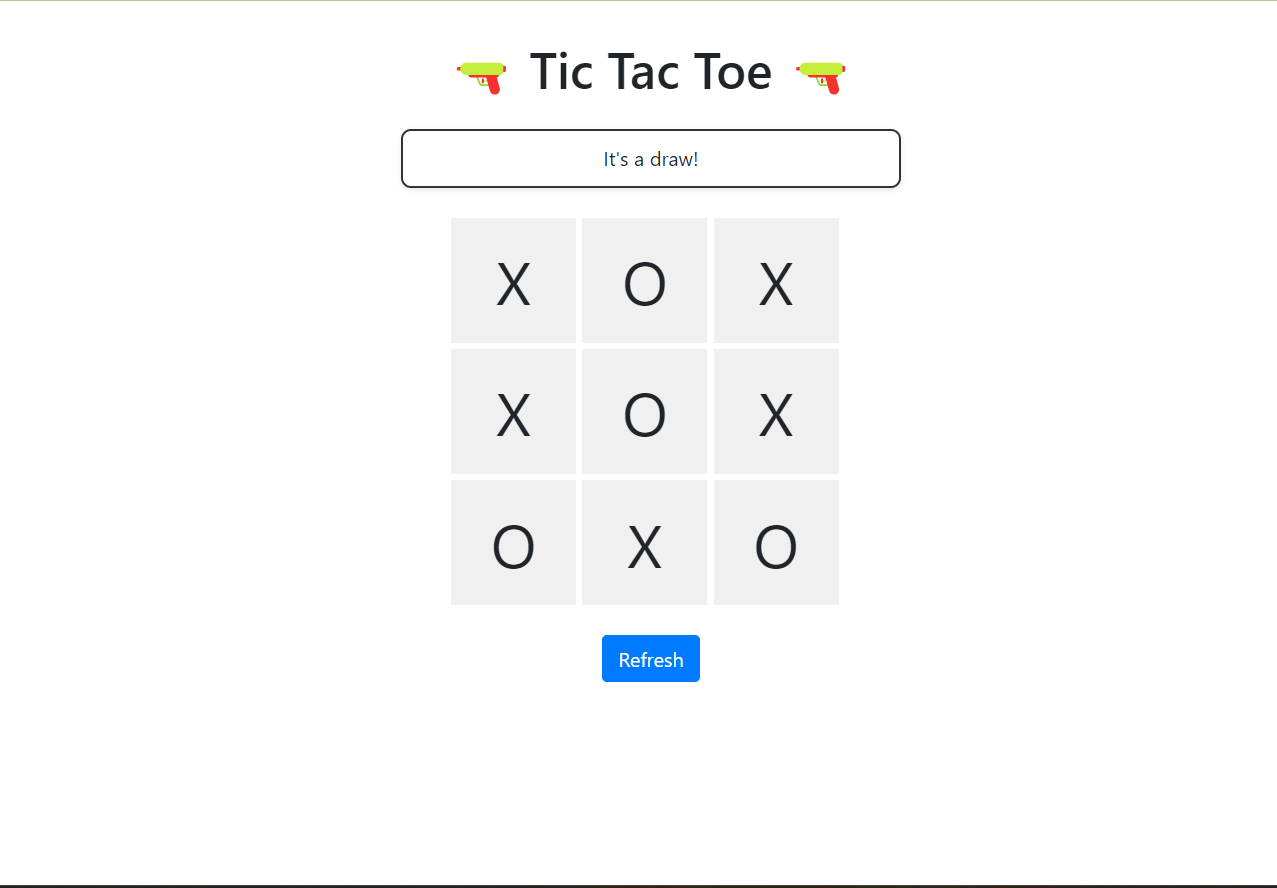 Tic Tac Toe Game